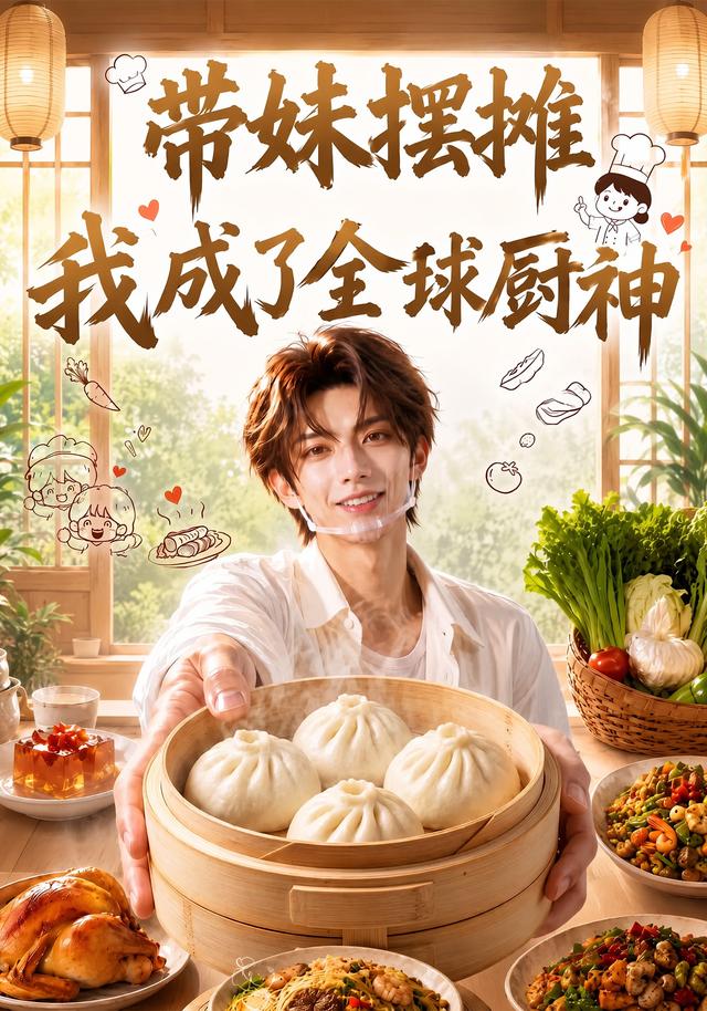 带妹摆摊,我成了全球厨神海报