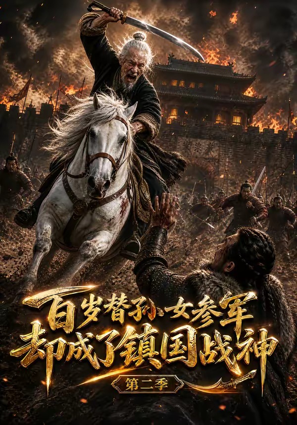 百岁替孙女参军,却成了镇国战神海报