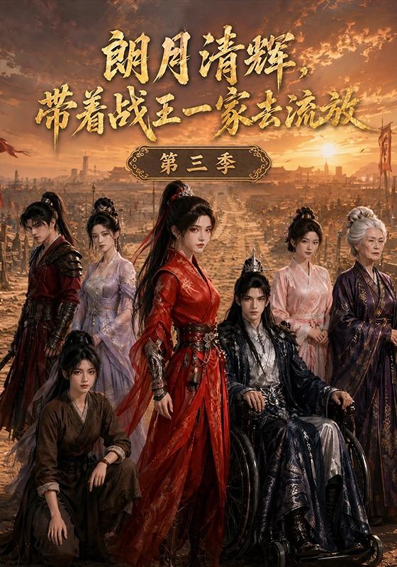 朗月清辉,带着战王一家去流放海报