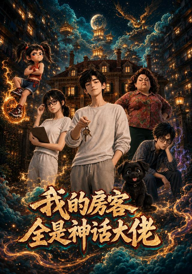 我的房客全是神话大佬海报