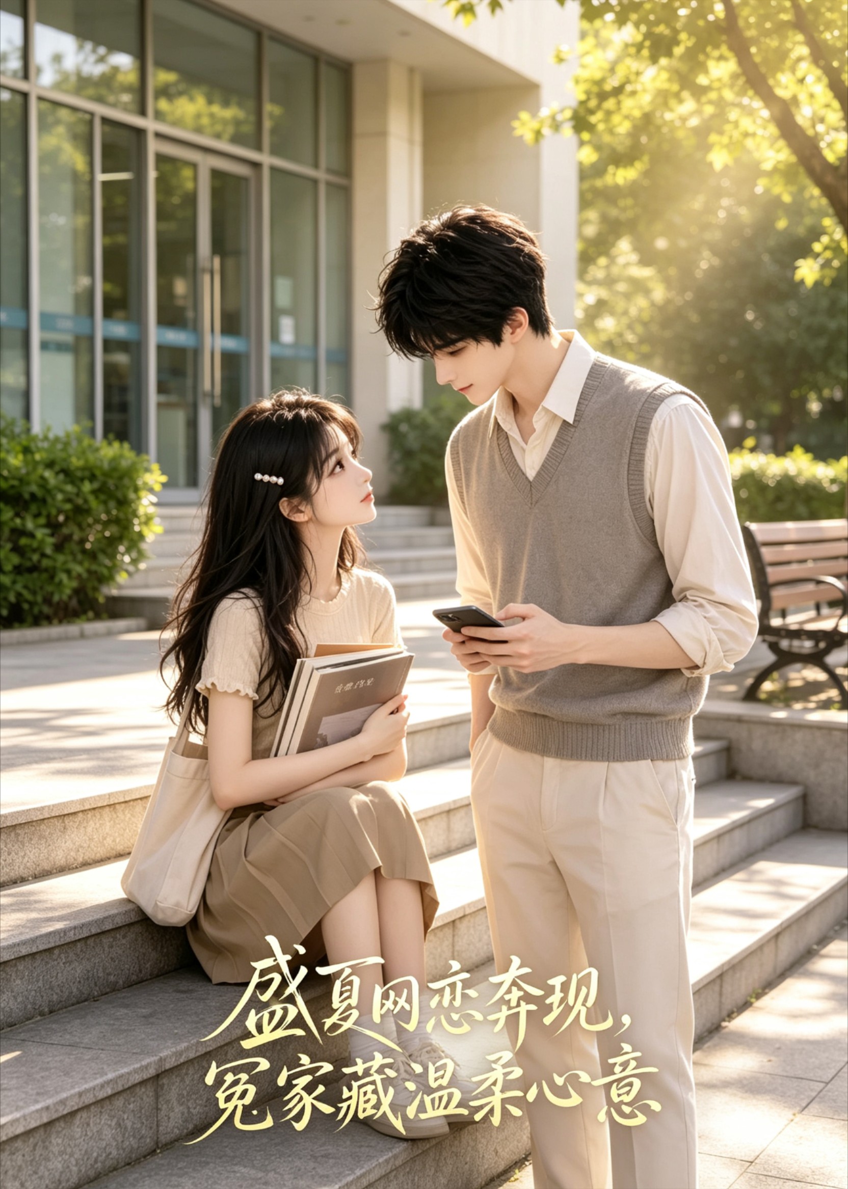 盛夏网恋奔现,冤家藏温柔心意海报