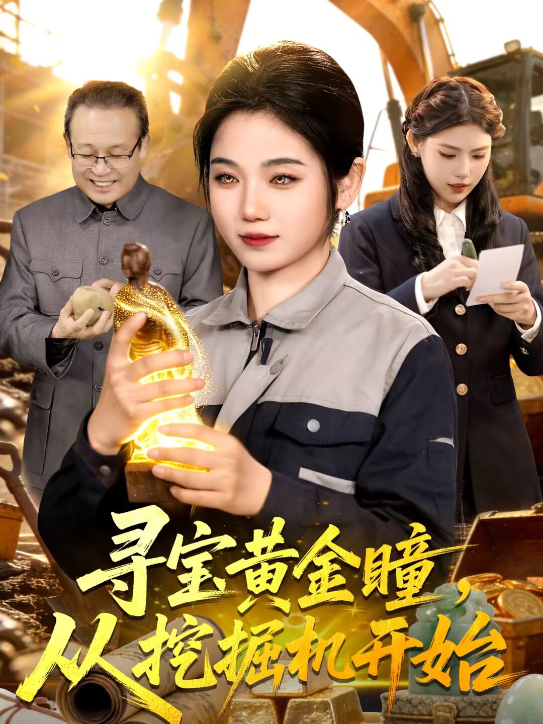 寻宝黄金瞳,从挖掘机开始海报