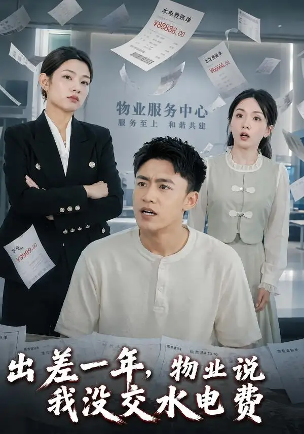 出差一年,物业说我没交水电费海报