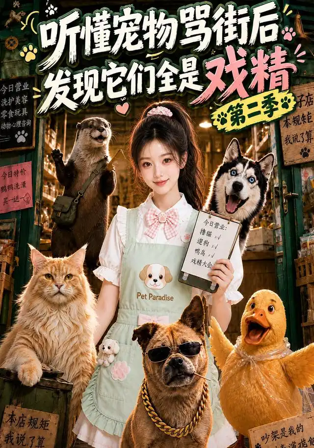 听懂宠物骂街后发现它们全是戏精海报