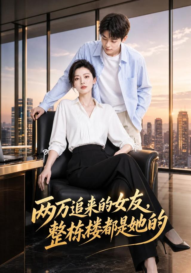 两万追来的女友,整栋楼都是她的海报