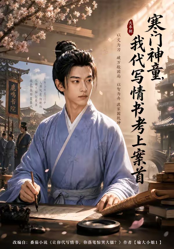 寒门神童,我代写情书考上案首海报