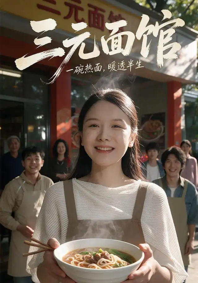 三元面馆海报
