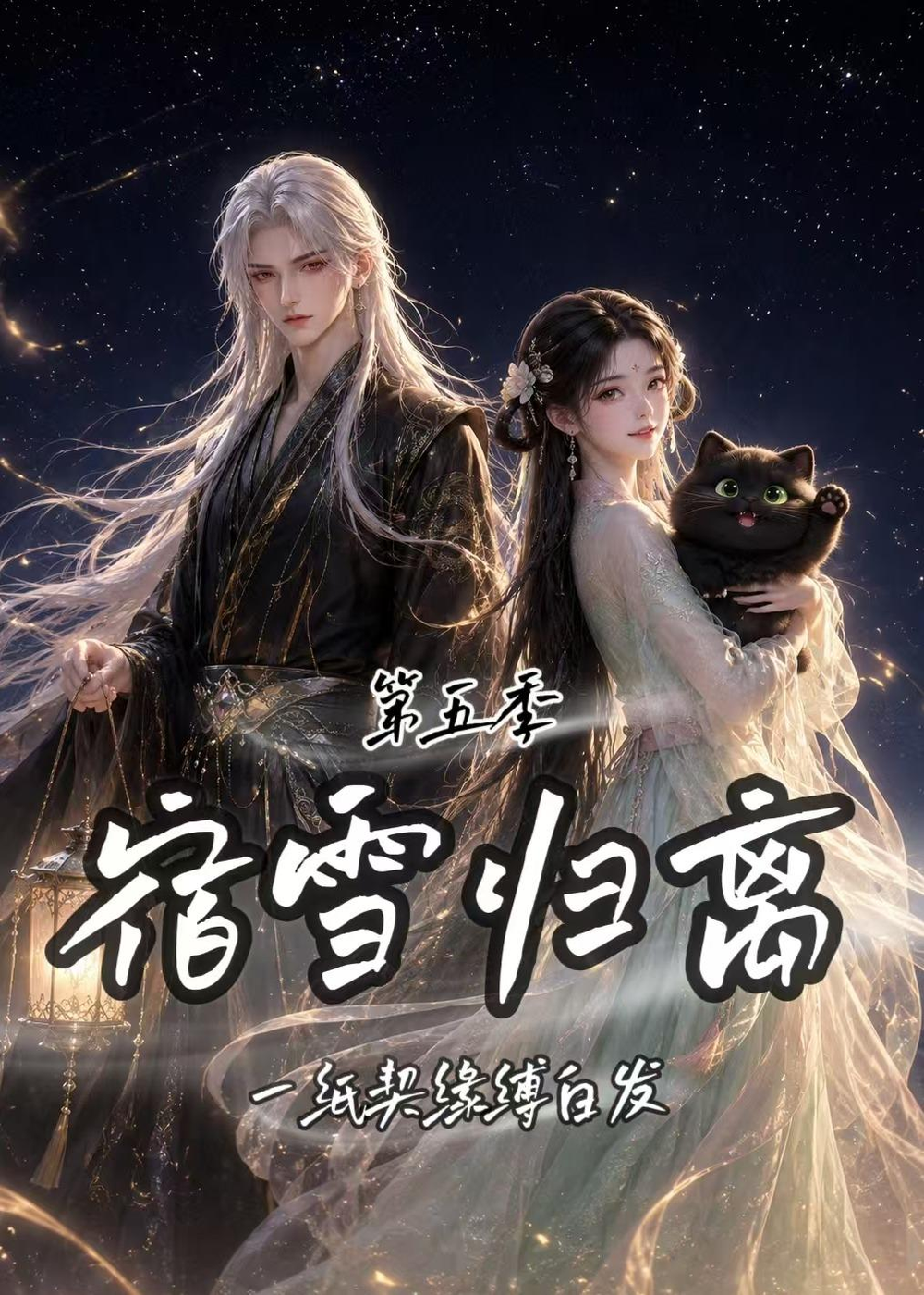 宿雪归离:一纸契缘缚白发海报