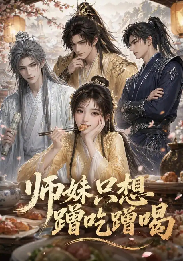 师妹只想蹭吃蹭喝海报