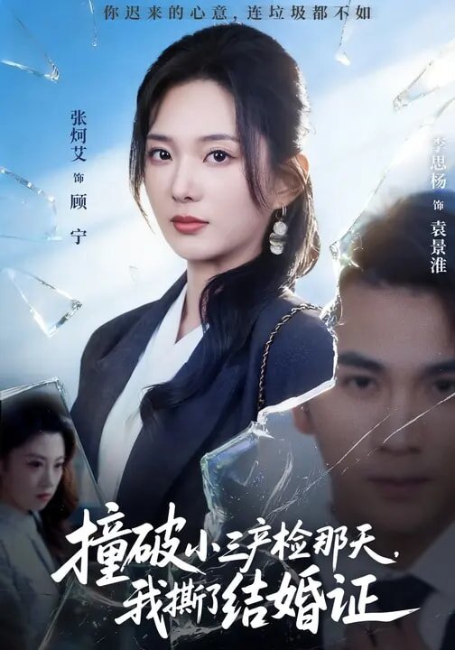 撞破小三产检那天,我撕了结婚证海报