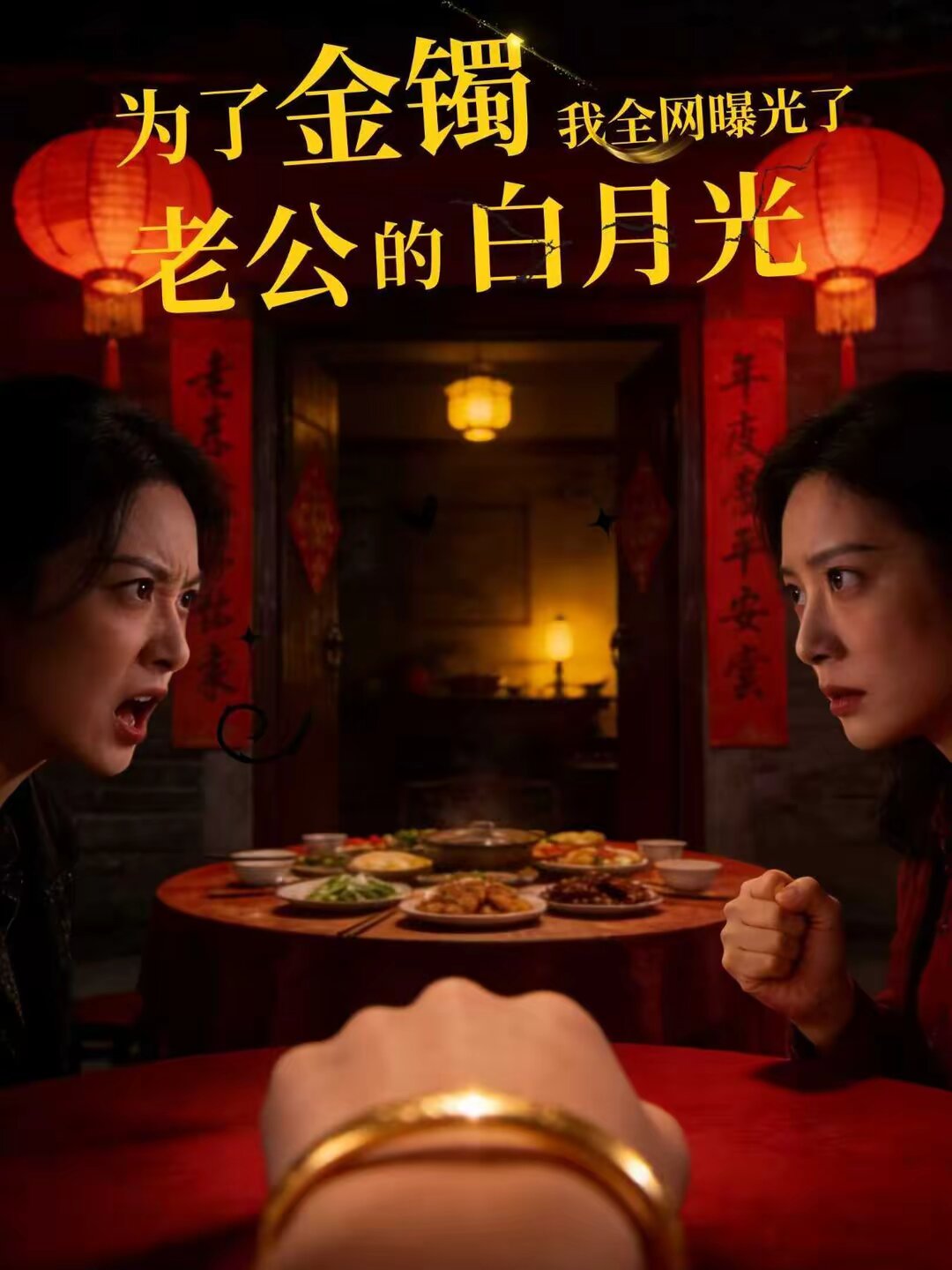 为了金镯,我全网曝光了老公的白月光海报