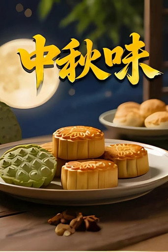中秋味海报