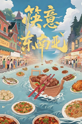 筷意东南亚海报