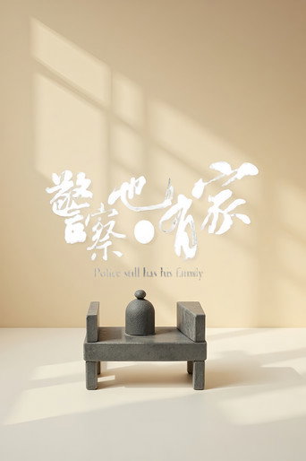 警察也有家海报